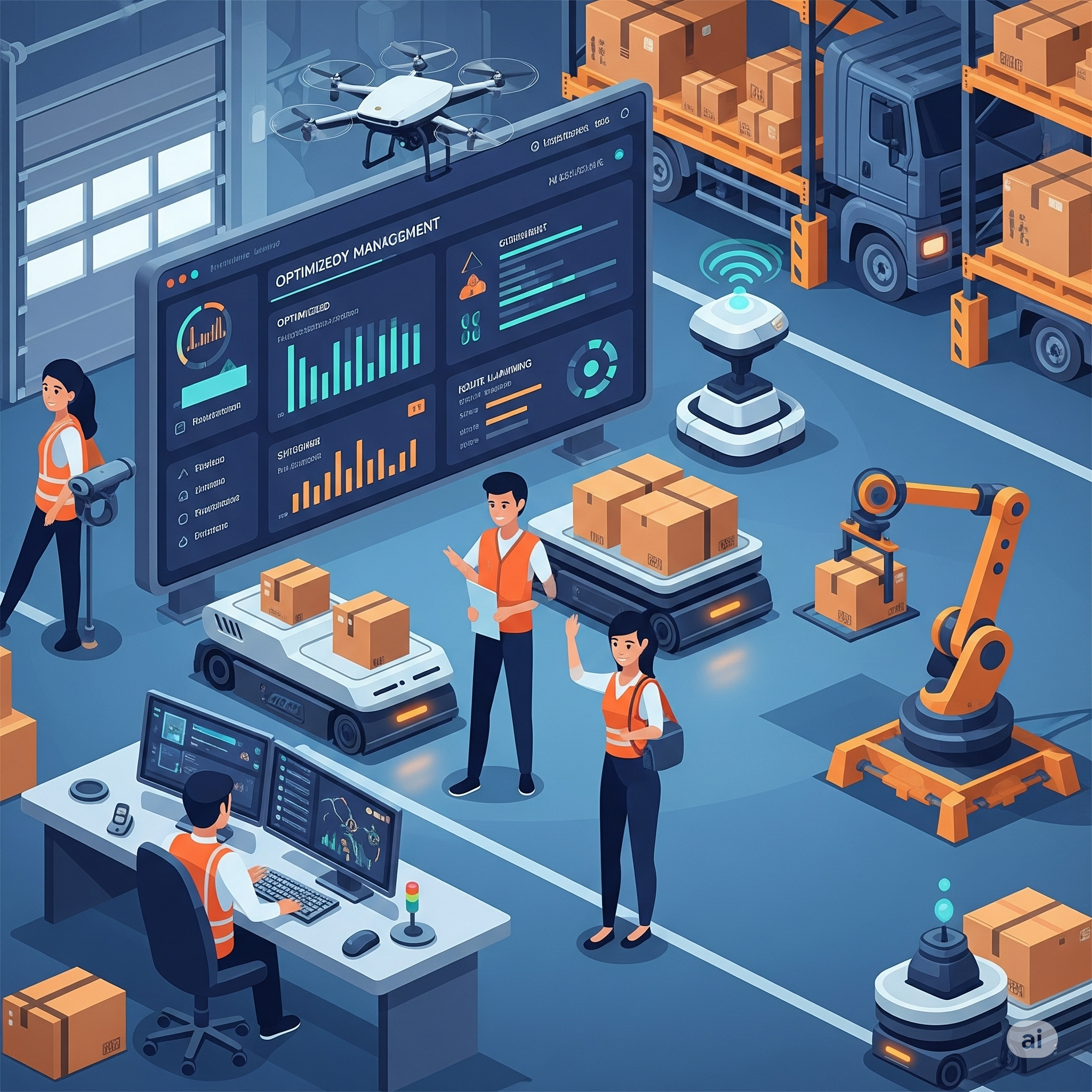 AI for Demand Forecasting & Route Optimization